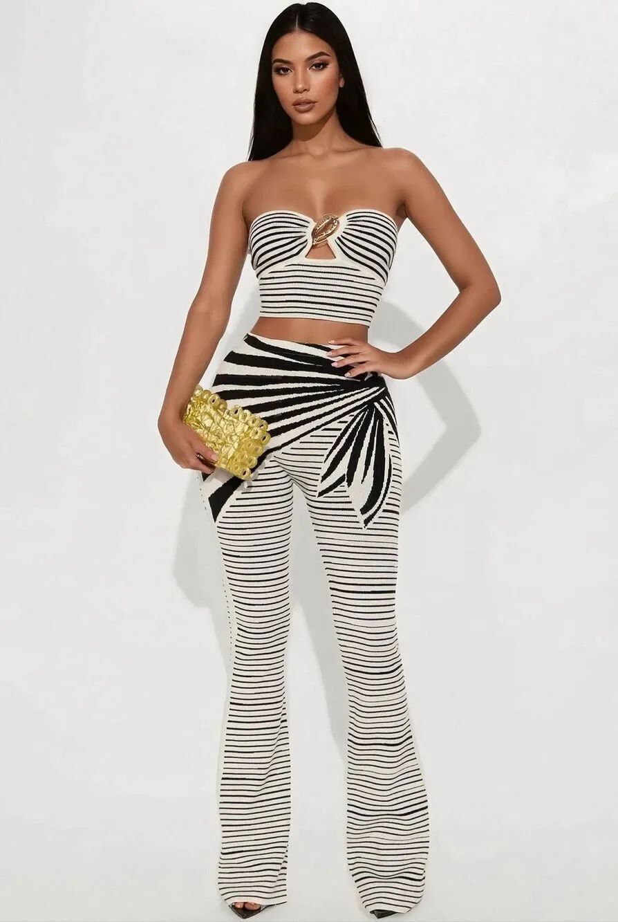 Fashion Nova | knot your average sweater knit pant set